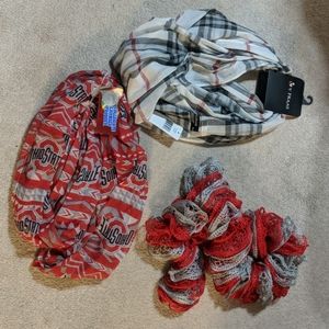 Three Infinity Scarves
